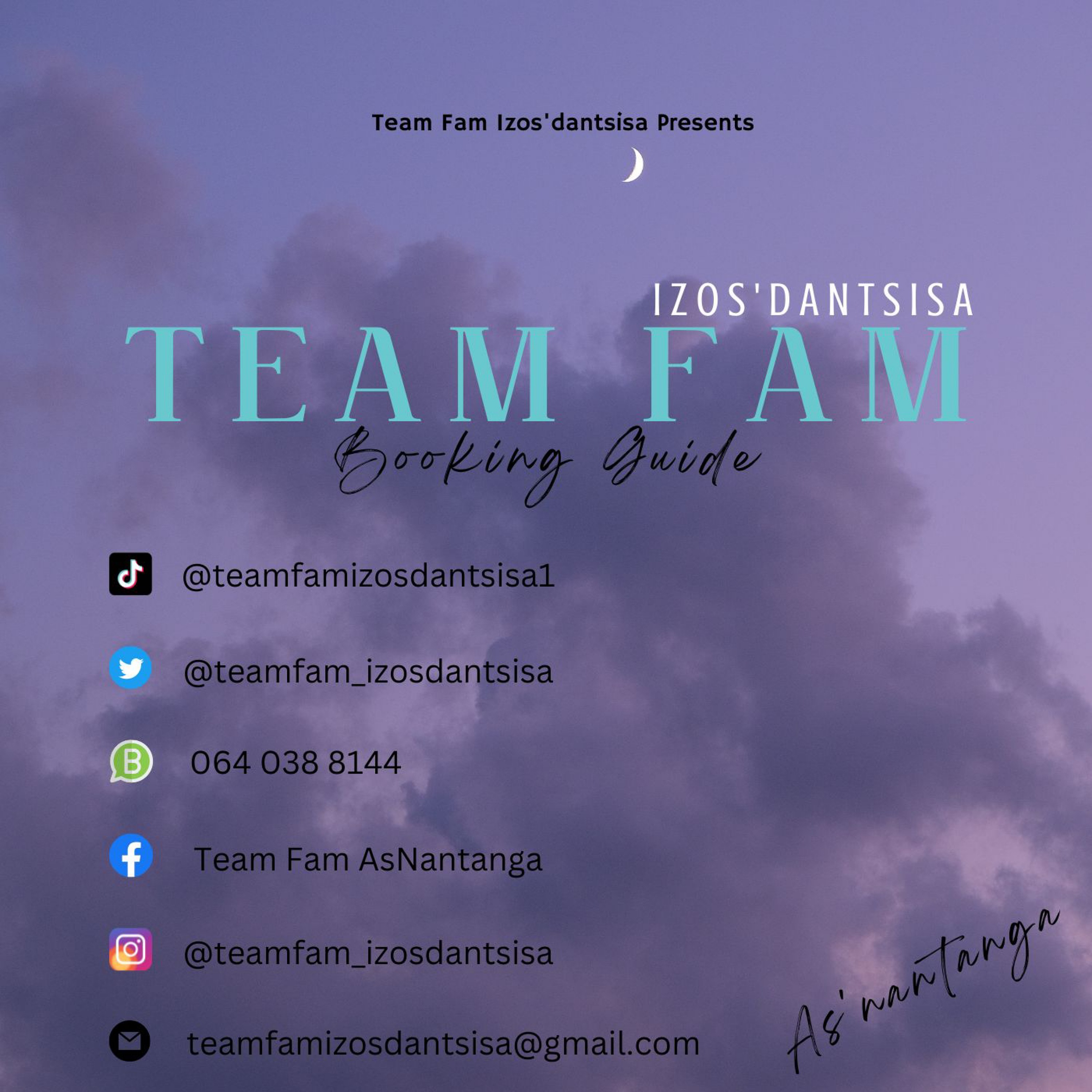 Bawo Thethelela - Team FAM (Izos'Dantsisa)