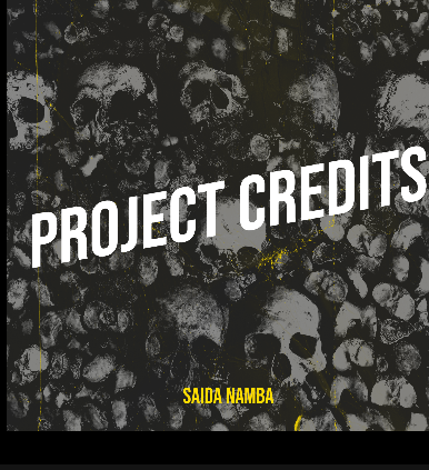 Project credits - Saida Namba