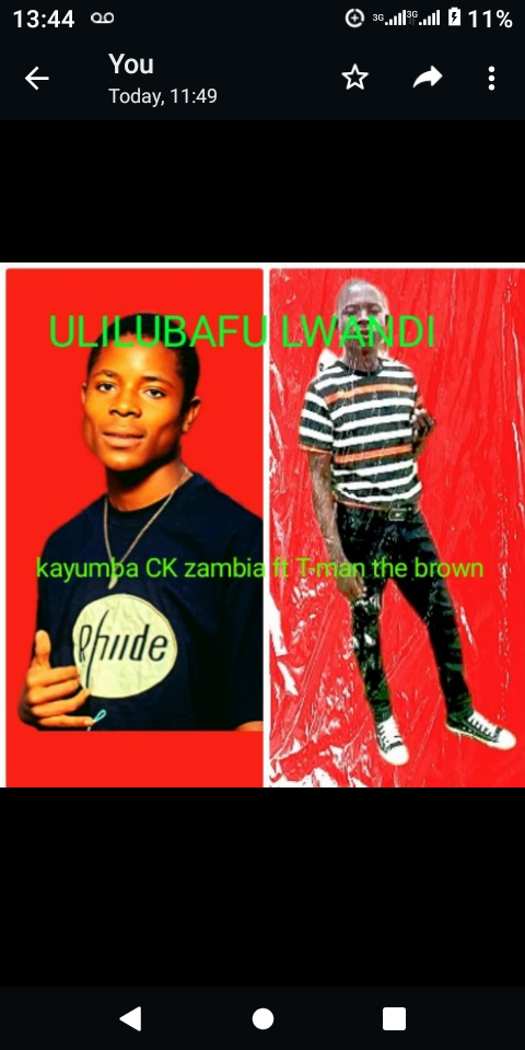 Ulilubafu lwandi - Kayumba CK zambia ft T-man the brown rapper