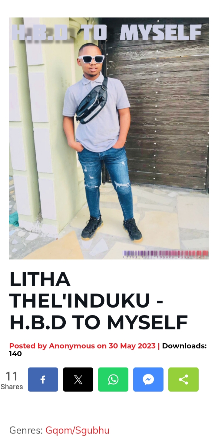 30 MAY(H.B.D TO MYSELF) - LITHA THEL'INDUKU